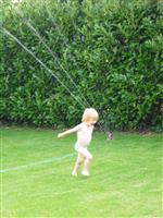 Ik heb de voorbije dagen flink buiten gespeeld: door het water lopen.